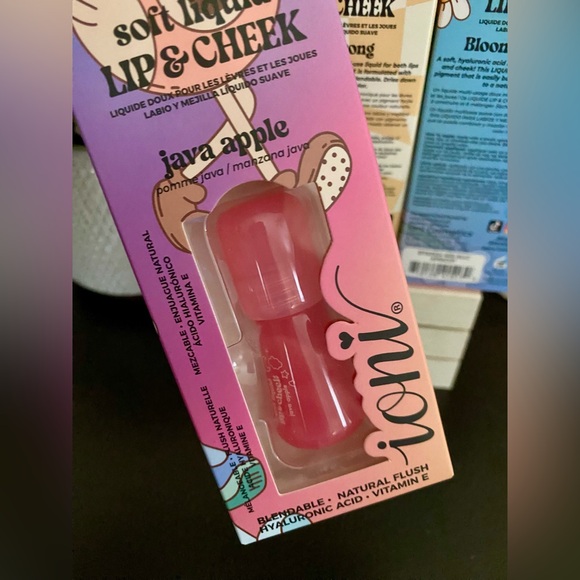 🆕🪷  IONI LIMITED EDITION  SOFT LIQUID “LIP & CHEEK” 3-PIECE SET BRAND NEW IN BOX - Picture 7 of 9